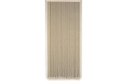 Vliegengordijn gevlochten touw Beige  90X200 cm.