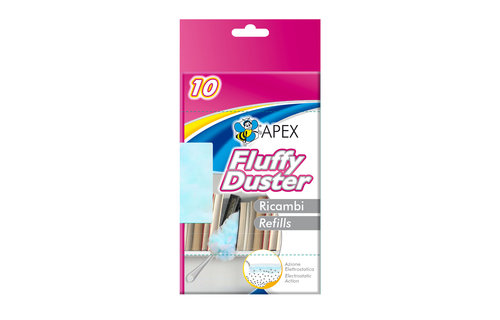 10 vervangdoekjes elektrostatisch Fluffy Duster 10 vervangdoekjes elektrostatisch Fluffy Duster