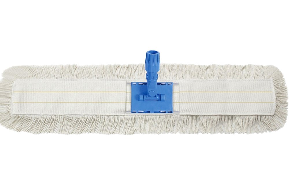 Professionele Katoenen vlakmop 80 cm. - Compleet Professionele Katoenen vlakmop 80 cm. - Compleet
