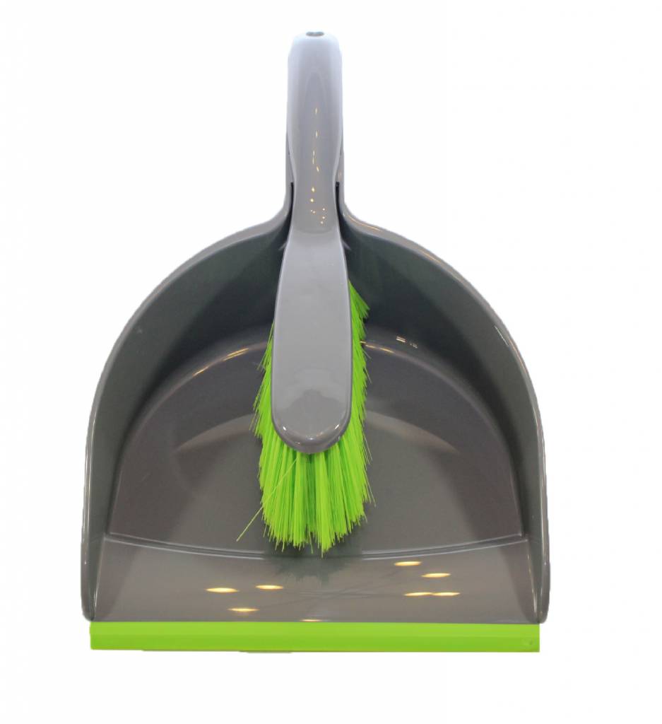 Vuilblik met handvleugel Grijs / Groen