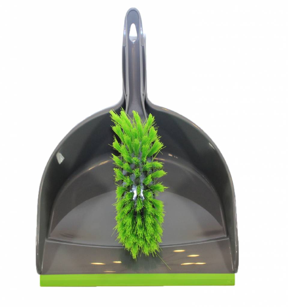 Vuilblik met handvleugel Grijs / Groen