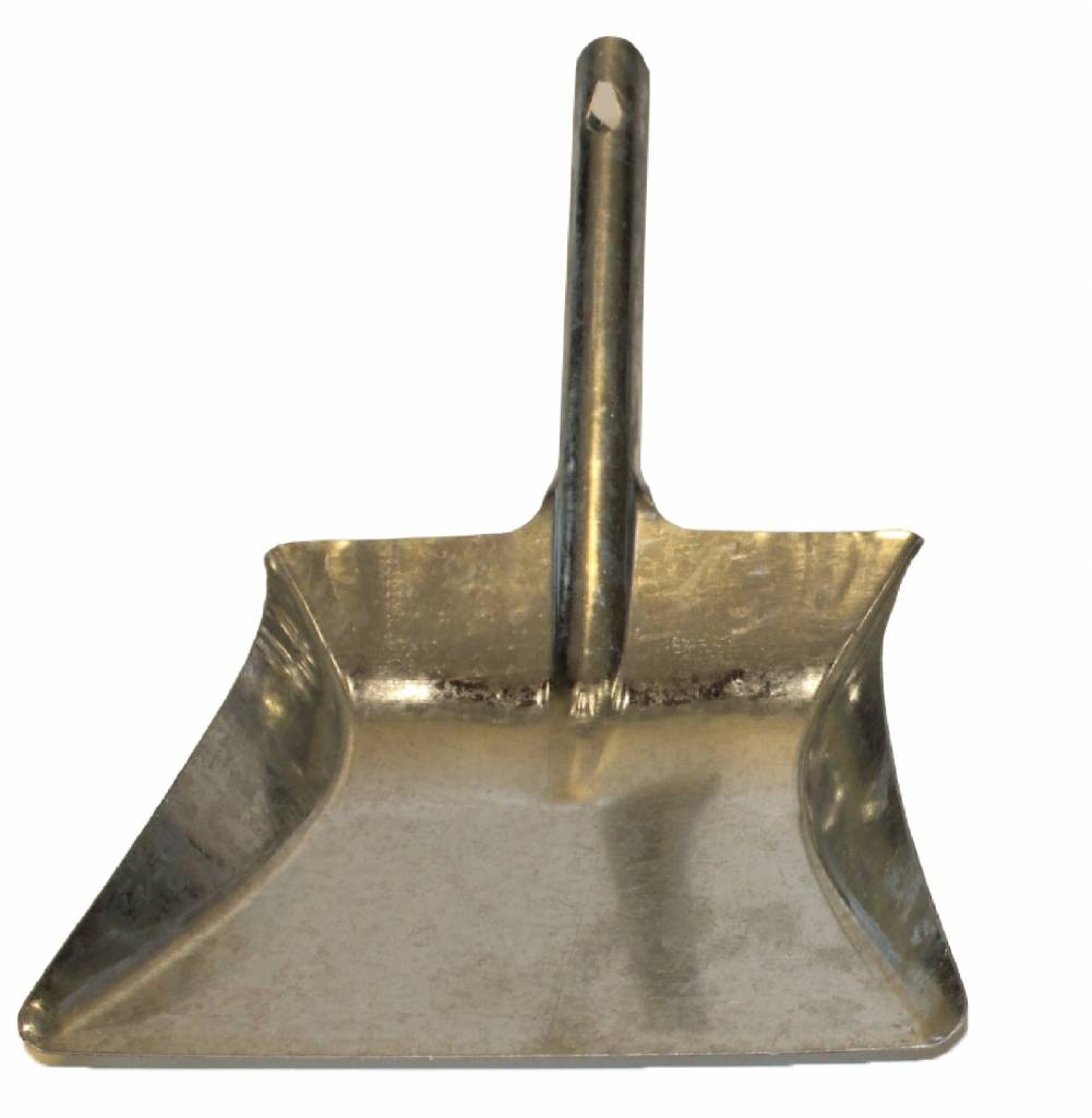 Vuilblik Metaal Verzinkt met steelhouder Vuilblik Metaal Verzinkt met steelhouder