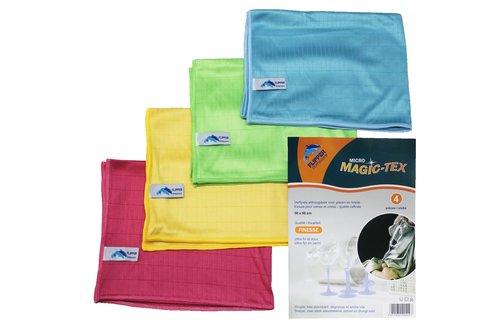 Microvezel Verfijnde Afdroogdoek "Finesse" 4 stuks