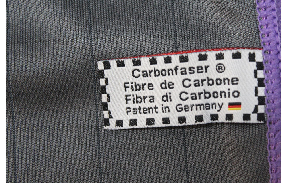 Microvezeldoeken carbon fiber Grijs/Mauve - 3  stuks