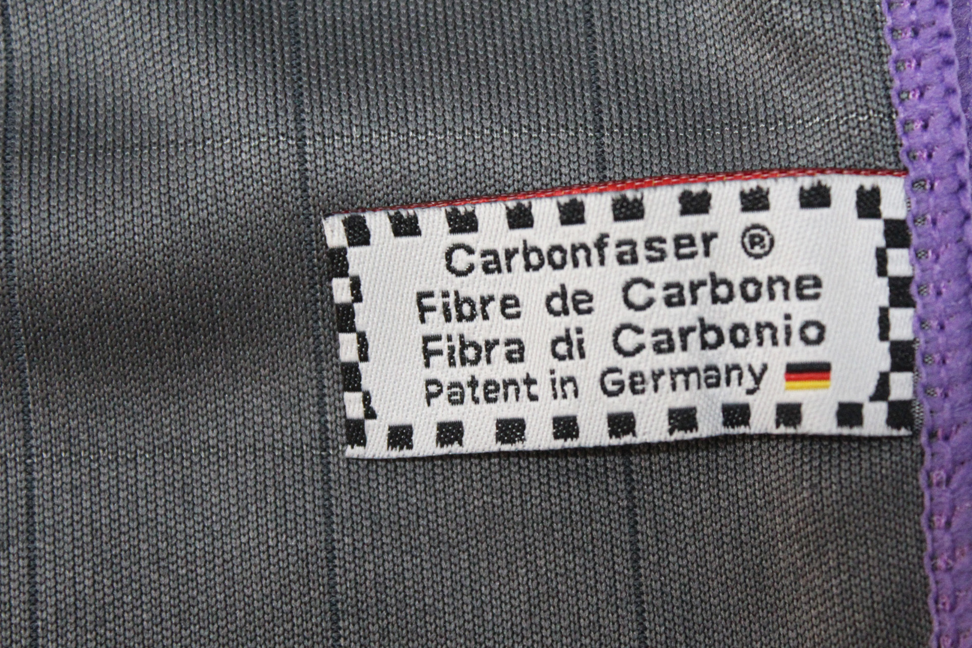 Microvezeldoeken carbon fiber Grijs/Mauve - 3  stuks