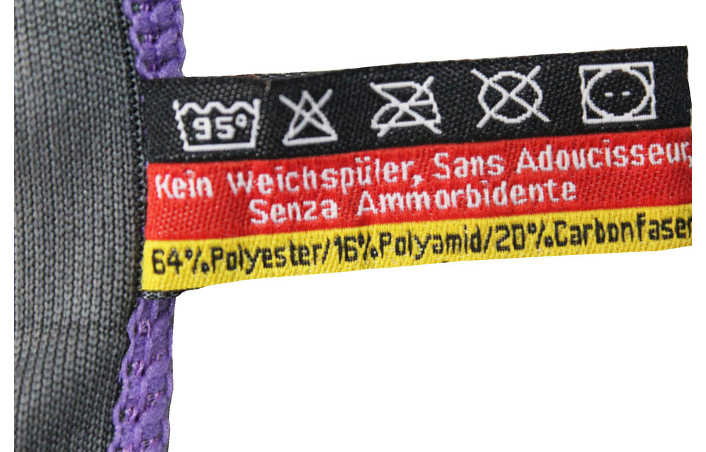 Microvezeldoeken carbon fiber Grijs/Mauve - 3  stuks