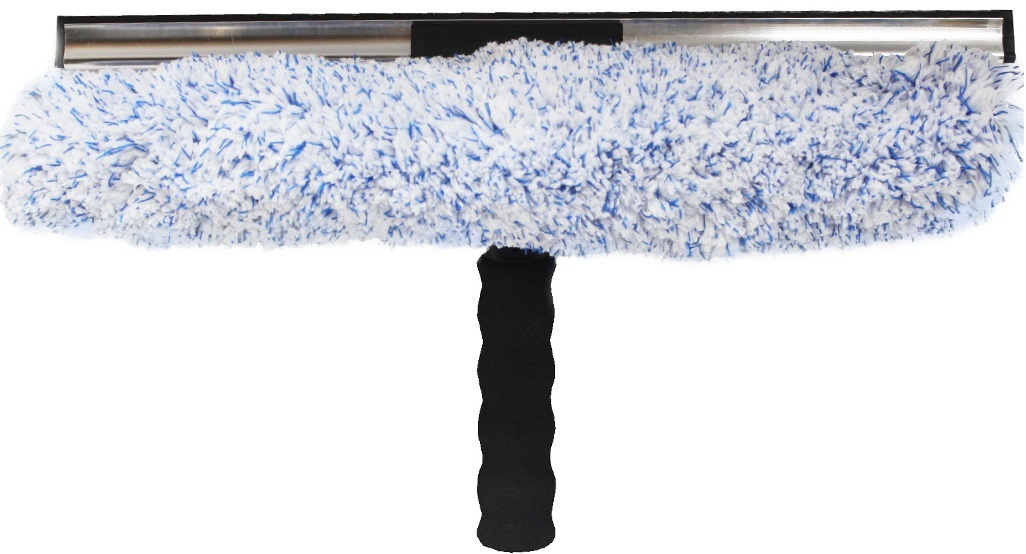 Combi Raamwasser met trekker Professioneel Inox waterdoorlatend 40 cm.