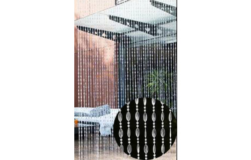 Vliegengordijn Parels Riviera Transparant  90 x 200 cm