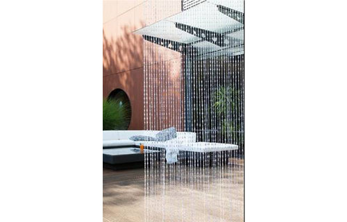 Vliegengordijn Parels Riviera Transparant  90 x 200 cm