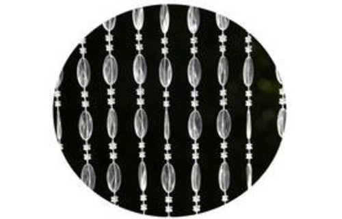 Vliegengordijn Parels Riviera Transparant  90 x 200 cm