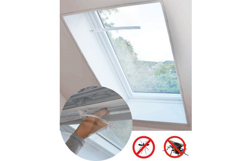 Vliegengaas voor dakvensters 150x180 cm.  Wit