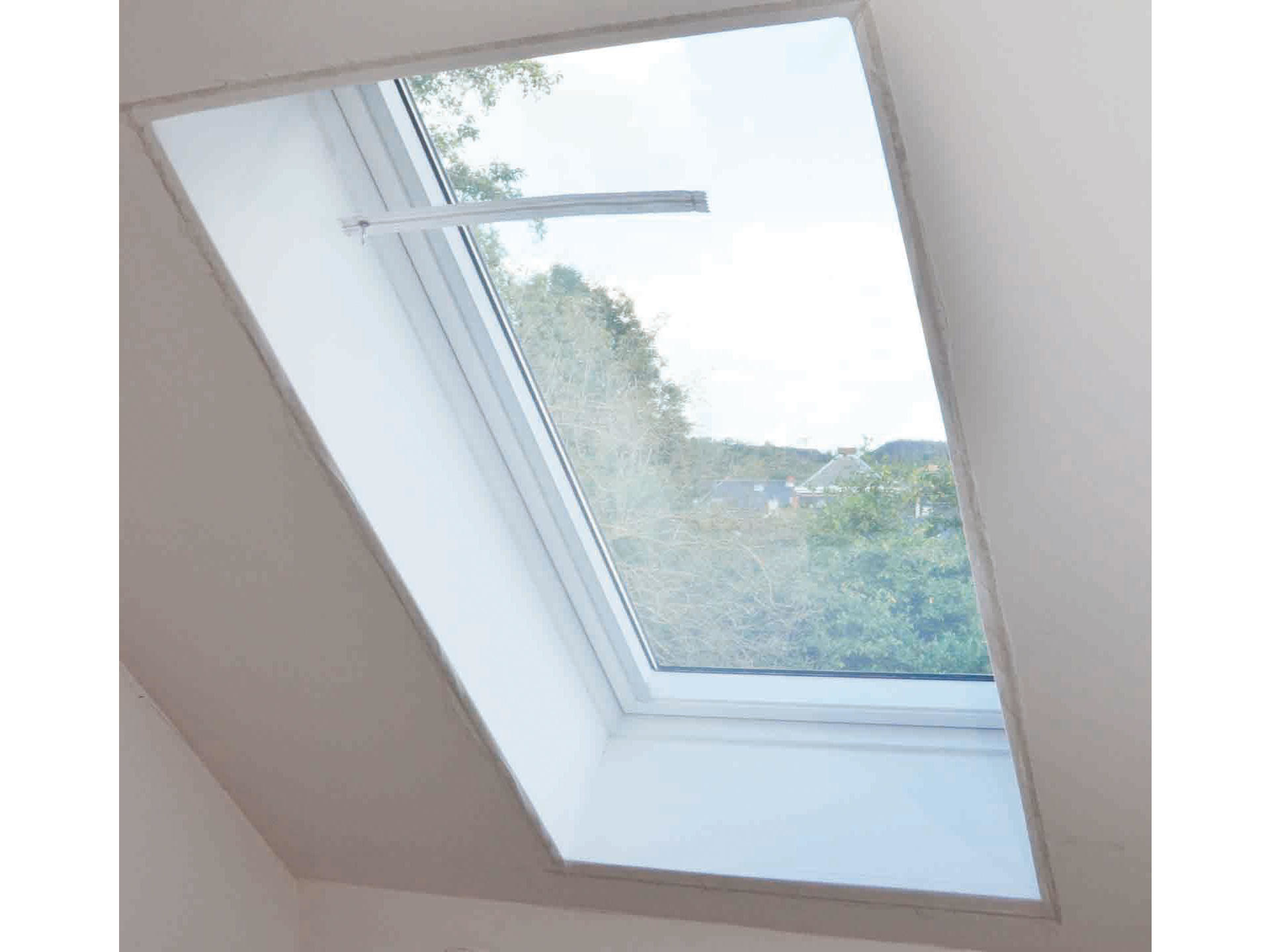 Vliegengaas voor dakvensters 150x180 cm.  Wit Vliegengaas voor dakvensters 150x180 cm.  Wit