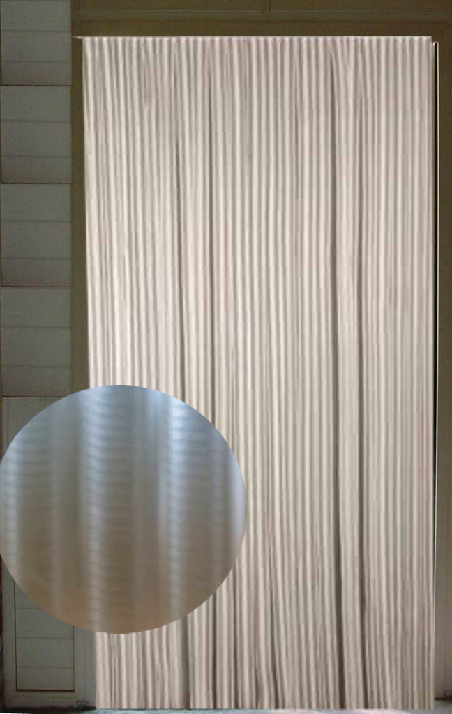 Vliegengordijn pvc Transparant 90x220 cm. Vliegengordijn pvc Transparant 90x220 cm.