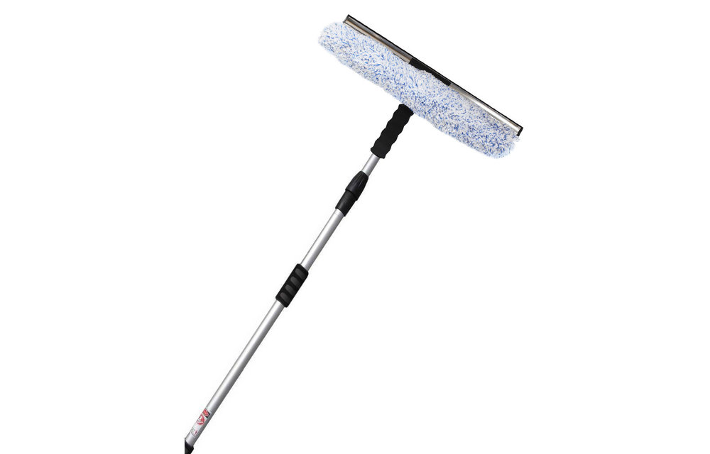 Telescoopsteel Hydro + Professioneel Inox Combi Raamwasser waterdoorlatend 40 cm.