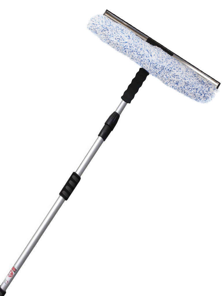 Telescoopsteel Hydro + Professioneel Inox Combi Raamwasser waterdoorlatend 40 cm.