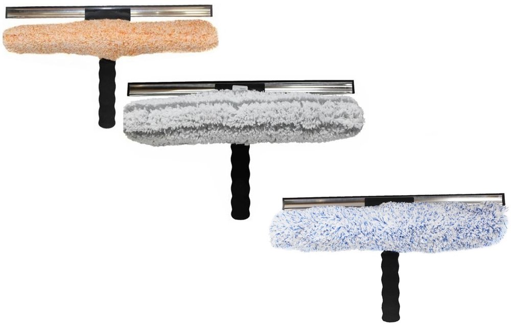 Telescoopsteel Hydro + Professioneel Inox Combi Raamwasser waterdoorlatend 40 cm.