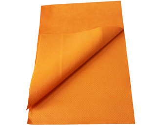 Synthetisch Zeem  Perfo oranje 1 meter