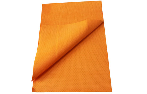 Synthetisch Zeem  Perfo oranje 1 meter