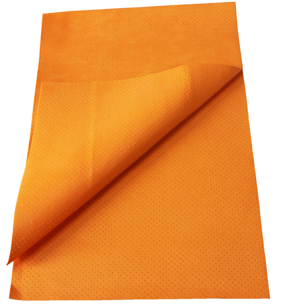 Synthetisch Zeem  Perfo oranje 1 meter