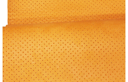Synthetisch Zeem  Perfo oranje 1 meter