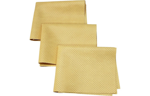 Zeem geperforeerd 40 x 38 cm -  3 stuks