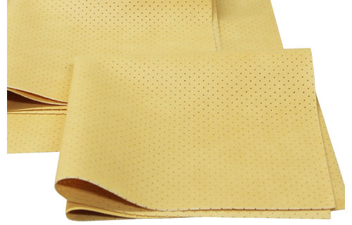 Zeem geperforeerd 40 x 38 cm -  3 stuks