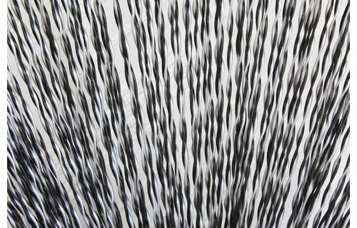 Vliegengordijn PVC "String"  Grijs - Zwart 100 x 220 cm