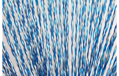 Vliegengordijn PVC "String"  Blauw - Grijs 100 x 220 cm