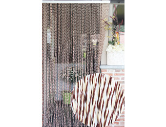 Vliegengordijn PVC "String"  Beige - Bruin 100 x 220 cm