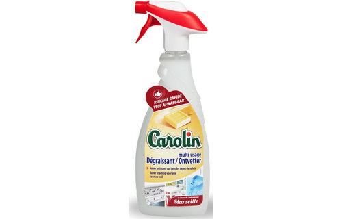 Ontvetter met Marseillezeep "Multi-Oppervlakken Spray"  650 ml