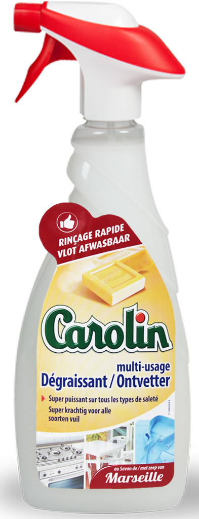 Ontvetter met Marseillezeep "Multi-Oppervlakken Spray" 650 ml Ontvetter met Marseillezeep "Multi-Oppervlakken Spray" 650 ml