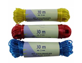 Waslijndraad 30 m.