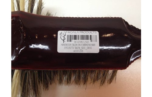 Handveger Talon grijs varkenshaar