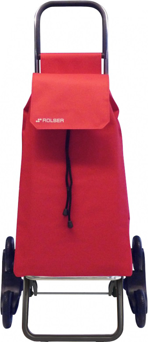 Boodschappentrolley 6 wielen  Rood  "SAQUET LN RD6"