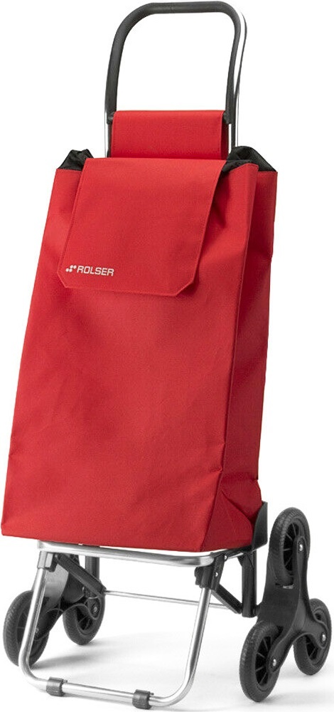 Boodschappentrolley 6 wielen  Rood  "SAQUET LN RD6"