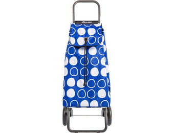 Boodschappentrolley  Blauw / Stippen  "I-MAX SYMBOL CONVERT RG"