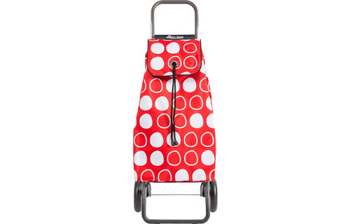 Boodschappentrolley  Rood / Stippen  "I-MAX SYMBOL CONVERT RG"