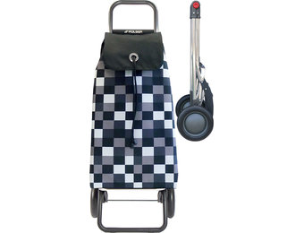 Boodschappentrolley Zwart/Wit  "I-MAX DAMA LOGIC RG"