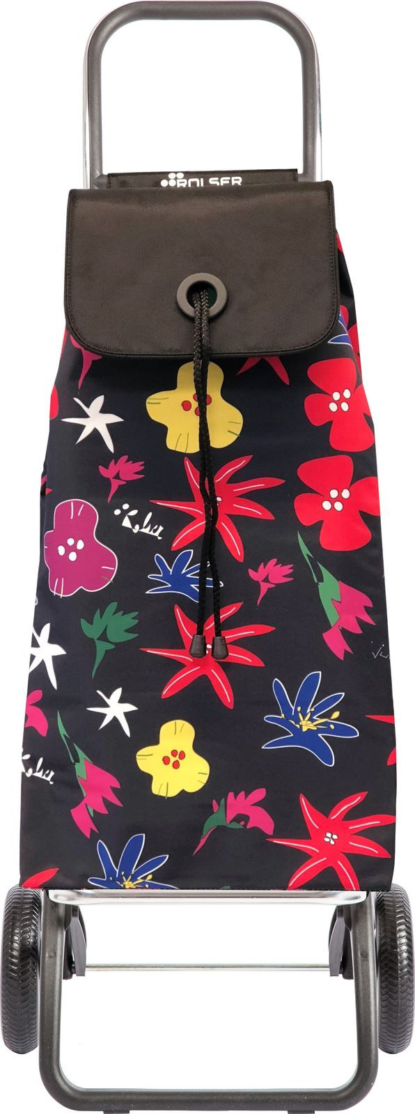 Boodschappentrolley Zwart gebloemd  "I-MAX MF LOGIC RG ARAZZO" Boodschappentrolley Zwart gebloemd  "I-MAX MF LOGIC RG ARAZZO"