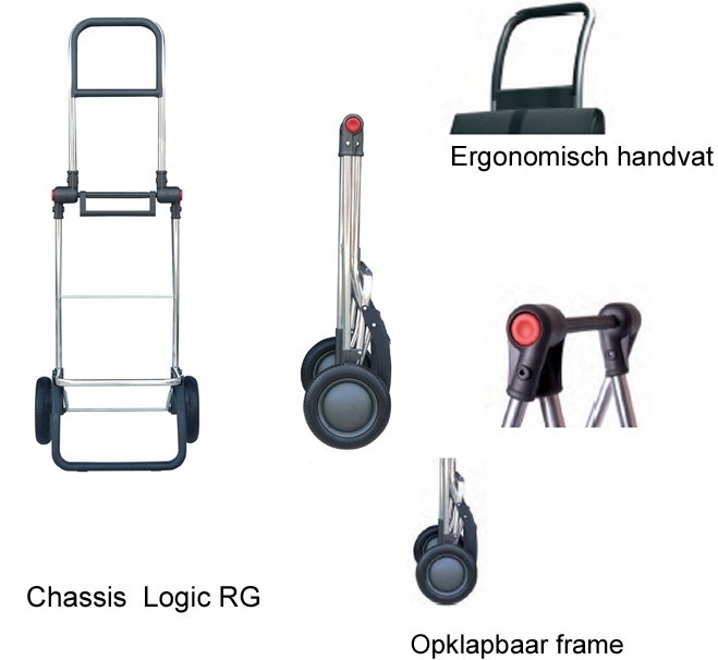 Boodschappentrolley Zwart gebloemd  "I-MAX MF LOGIC RG ARAZZO" Boodschappentrolley Zwart gebloemd  "I-MAX MF LOGIC RG ARAZZO"