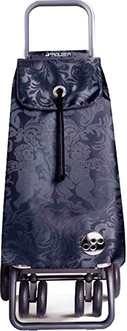 Boodschappentrolley  roterende voorwielen Zwart/Grijs "PACK GLORIA LOGIC TOUR"