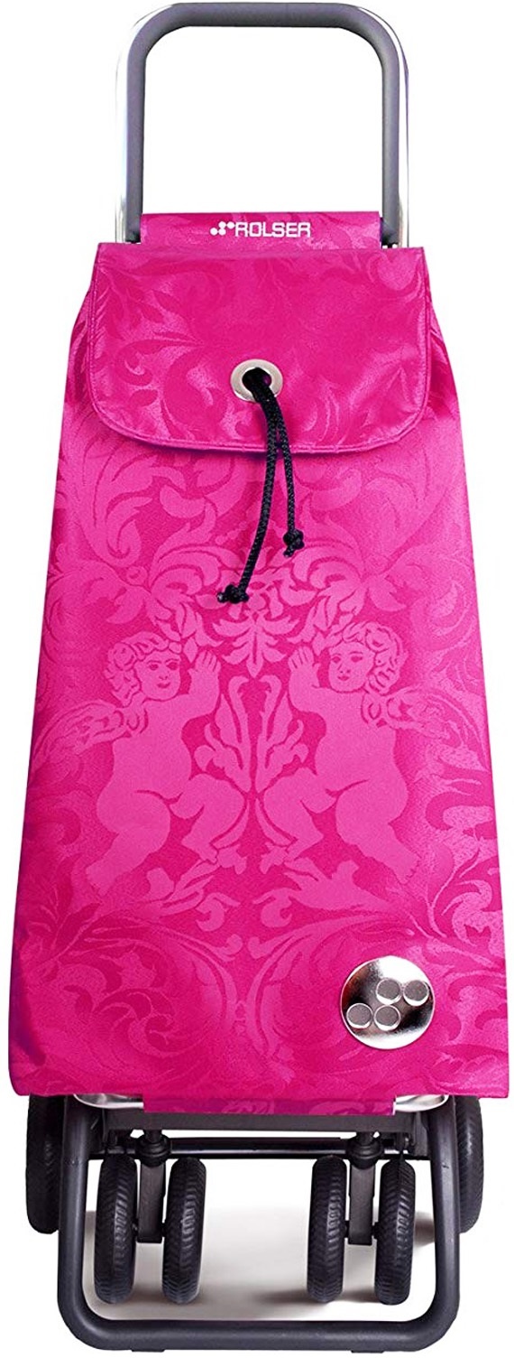 Boodschappentrolley  roterende voorwielen Fuchsia  "PACK GLORIA LOGIC TOUR" Boodschappentrolley  roterende voorwielen Fuchsia  "PACK GLORIA LOGIC TOUR"