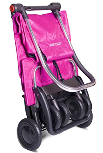 Boodschappentrolley  roterende voorwielen Fuchsia  "PACK GLORIA LOGIC TOUR" Boodschappentrolley  roterende voorwielen Fuchsia  "PACK GLORIA LOGIC TOUR"