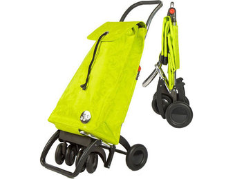 Boodschappentrolley  roterende voorwielen Felgroen  "PACK GLORIA LOGIC TOUR"