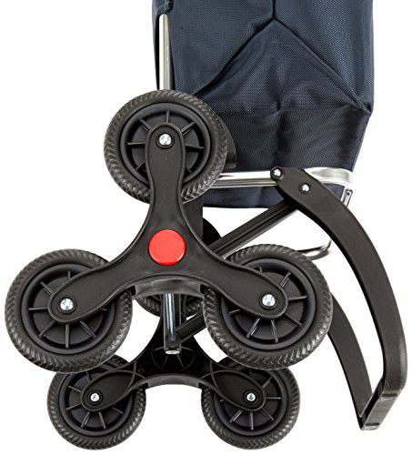 Boodschappentrolley 6 wielen Rood "PEP MF RD6"