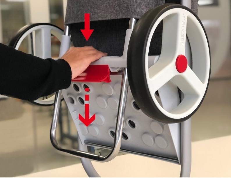 Boodschappentrolley  Grijs  "COM TWEED 8" Boodschappentrolley  Grijs  "COM TWEED 8"