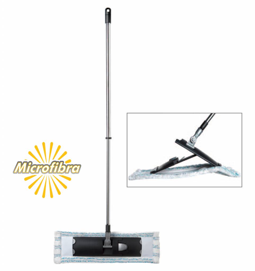 Vloermop met microvezeldoek Vloermop met microvezeldoek