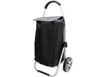 Boodschappentrolley Black 48 L.Inklapbaar Aluminium