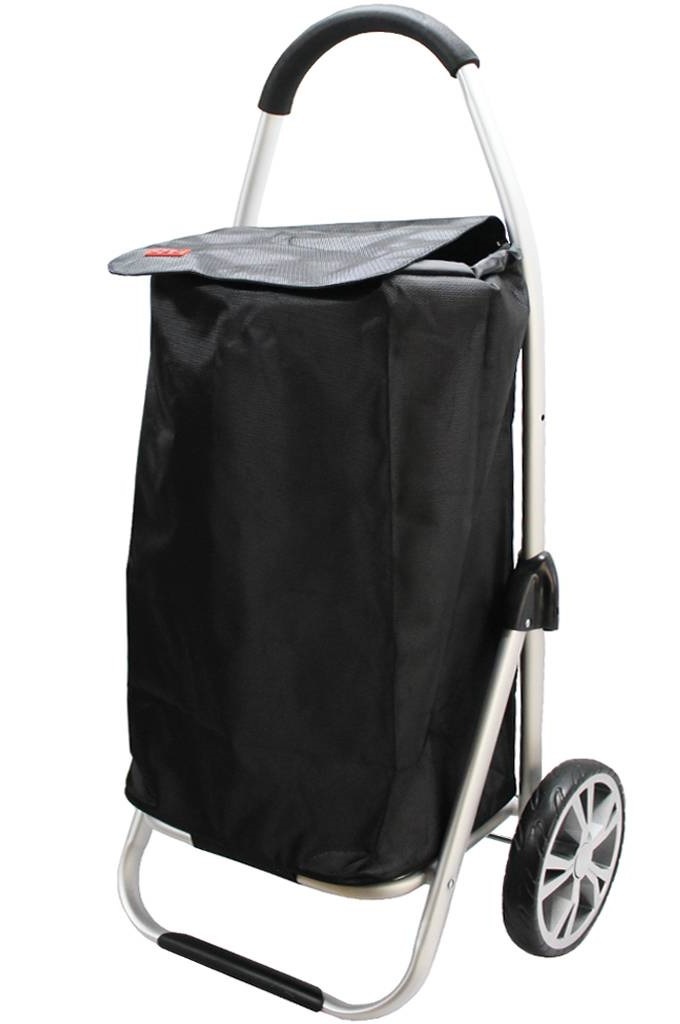 Boodschappentrolley Black  48 L. Inklapbaar Aluminium Boodschappentrolley Black  48 L. Inklapbaar Aluminium