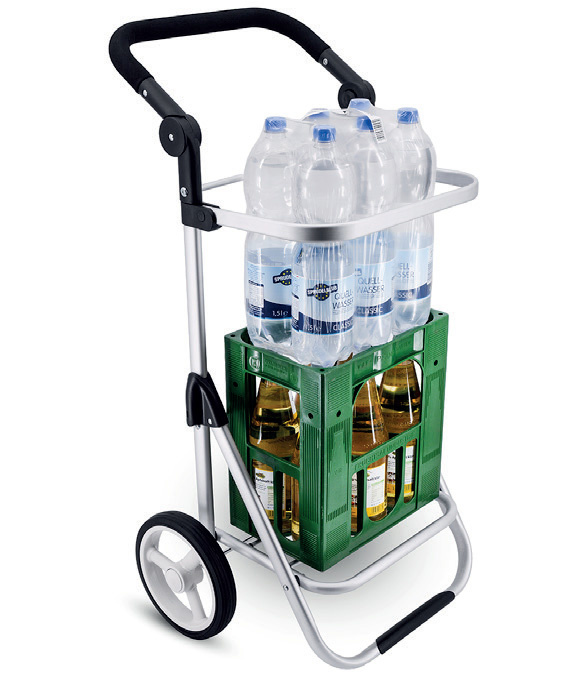 Boodschappentrolley Grijs  "Pull'N & Push - Puller" Boodschappentrolley Grijs  "Pull'N & Push - Puller"